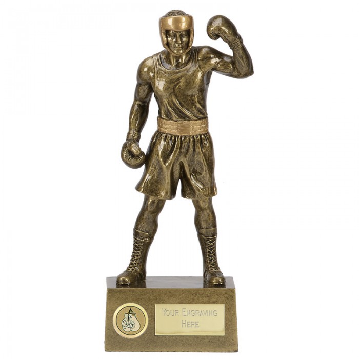 BOXING FIGURE RESIN TROPHY 2 SIZES STARTING FROM 8.5''